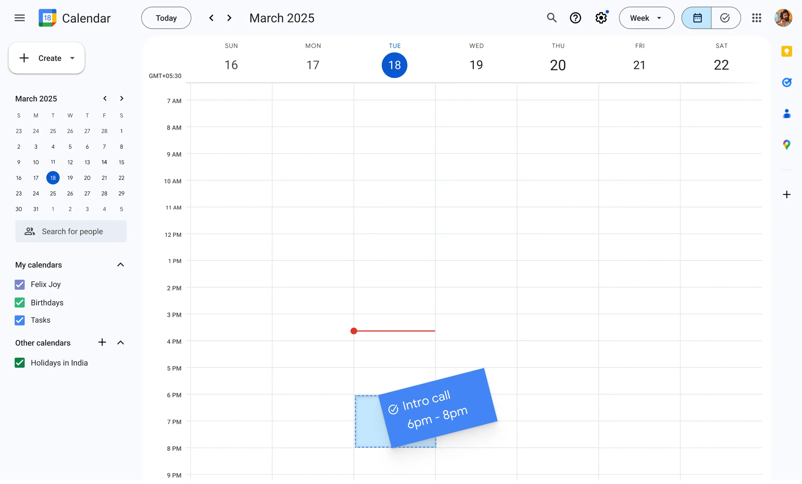 Google Calendar with Collectchat appointment