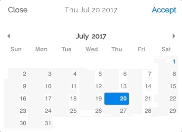 Date picker